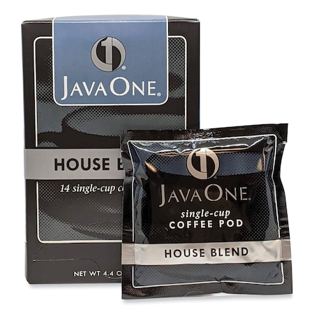 Java One Coffee Pods, House Blend, Single Cup, PK14 40306